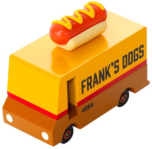 Candylab voiture jouet en bois Hot Dog Van - bus jouet pour enfants-2