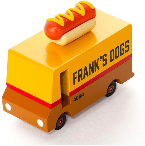Candylab voiture jouet en bois Hot Dog Van - bus jouet pour enfants-3