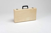 Choroi coffret en bois lyre enfant - étui de rangement solide pour instrument