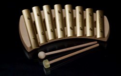 Auris xylophone diatonique courbé 8 notes instrument de musique jouet