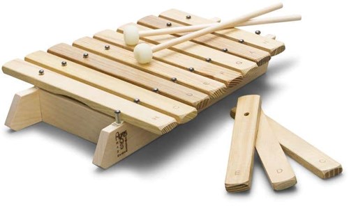 Auris xylophone instrument de musique - bois pentatonique diatonique 8+3 notes