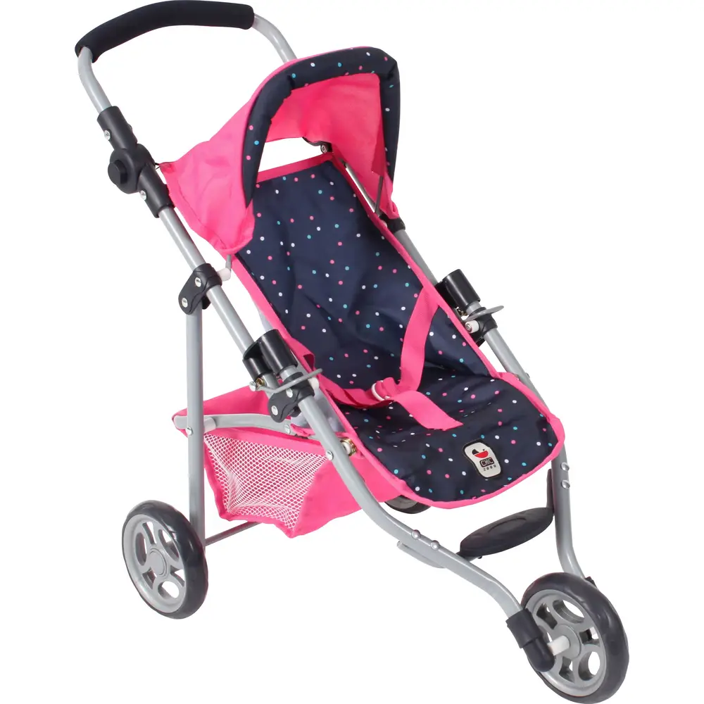 Bayer Chic 2000 poussette jogger Lola - confetti rose - poignée réglable