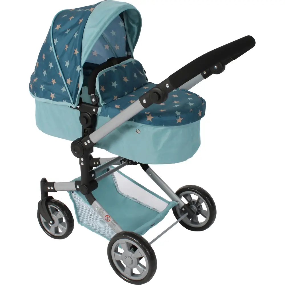 Bayer Chic 2000 poussette pour poupée LINUS turquoise - landau réglable