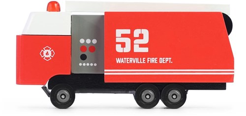 Candylab voiture jouet - camion de pompiers - véhicule en bois