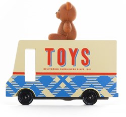 Candylab voiture jouet Teddy Bear Van - Candycar Vans multicolore