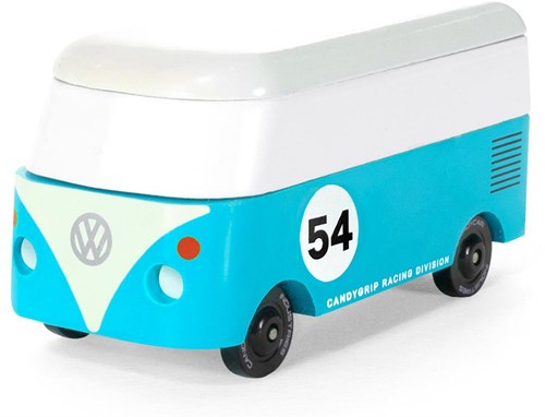 Candylab voiture jouet - VW T1 van bleu - Candycar World-2