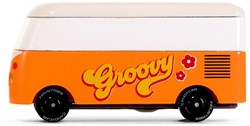 Candylab voiture jouet VW T1 orange - bus Candycar World