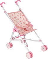 KiddyGo poussette poupée fleur rose - landau jouet pour poupées