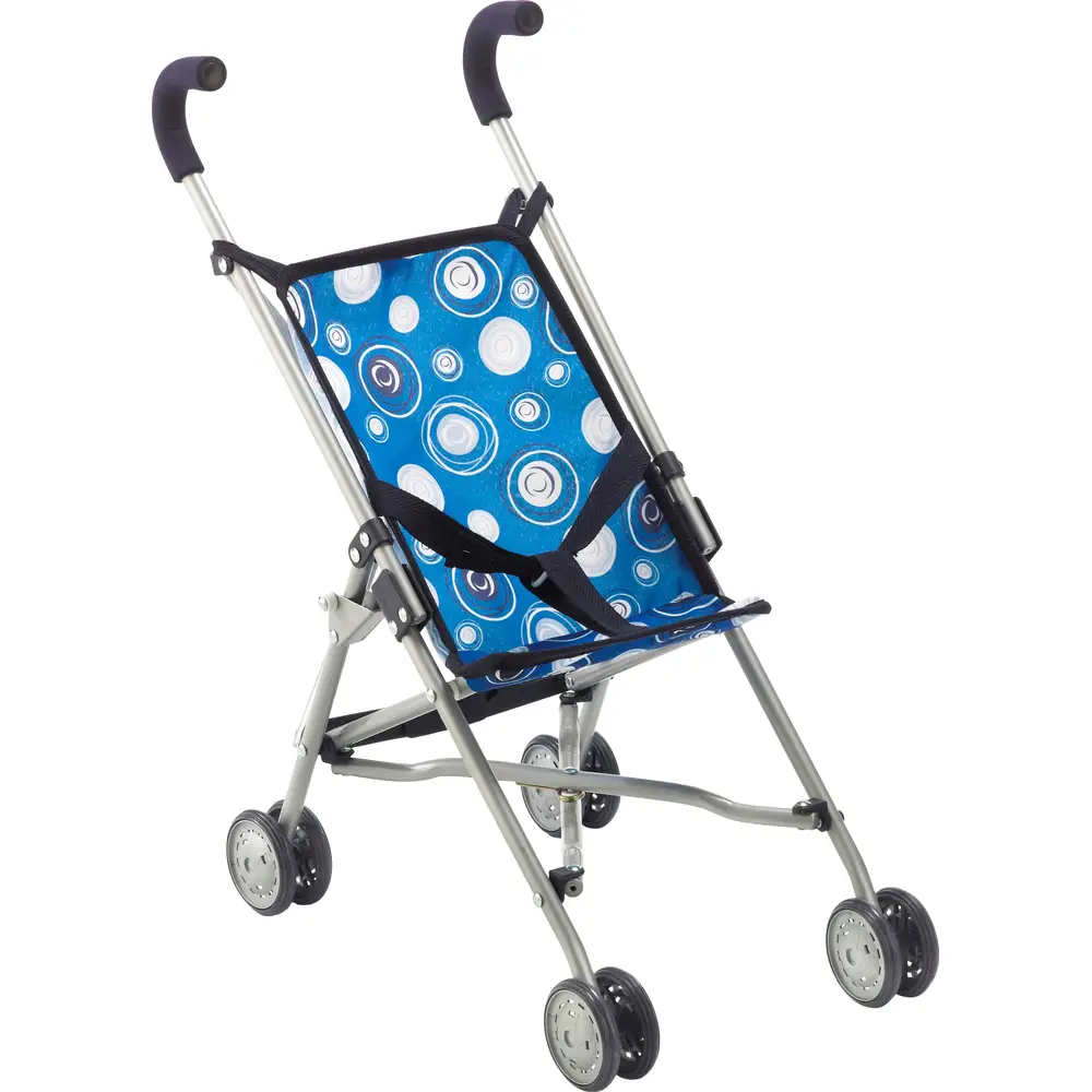 Bayer Chic 2000 poussette pour poupée Roma bleue avec poignées douces