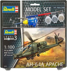 Revell maquette hélicoptère AH-64A Apache avec peinture et colle