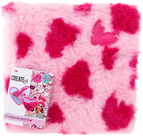 Canenco palette fard à paupières livre maquillage cœur peluche pour enfants-2