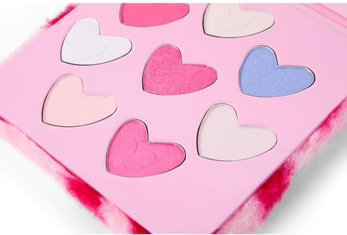 Canenco palette fard à paupières livre maquillage cœur peluche pour enfants-3