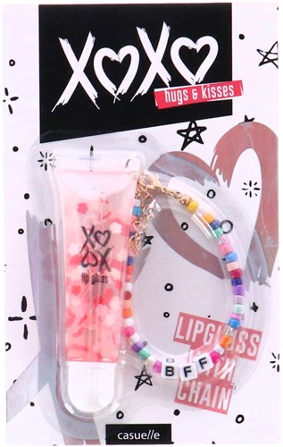 Bracelet gloss à lèvres Casuelle XoXo multicolore pour enfants gloss