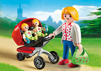 Playmobil City Life poussette - Landau jumeaux 5573 jouet-3