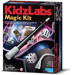 4M coffret de magie jouet - boîte de magie avec 12 tours pour enfants