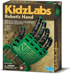 4M Kidzlabs main robotique kit de construction jouet technologie noir
