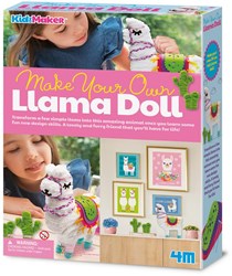 4M kit créatif poupée lama à fabriquer - coffret loisirs créatifs enfants