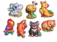 4M kit créatif moulage et peinture animaux australiens jouet-2