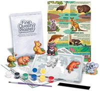 4M kit créatif moulage et peinture animaux australiens jouet-3