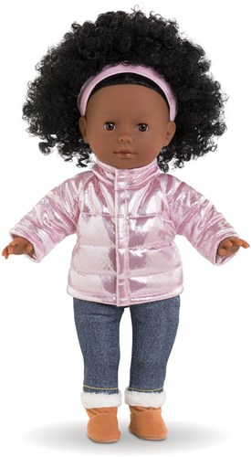 Corolle veste poupée rose - doudoune métallique pour Ma Corolle poupée 36 cm-3