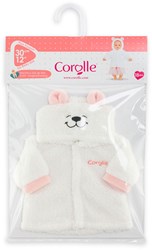 Corolle manteau de poupée Magical - manteau d'hiver pour poupée 30cm avec capuche ourson