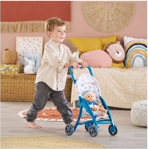 Corolle poussette poupée motif oursons pour poupons 30 cm légère et pliable-3