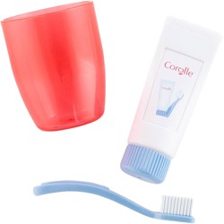 Corolle set brossage dents poupée 36 cm - jouet brosse à dents 3 pièces