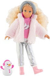 Poupée Corolle Valentine mode d'hiver - poupée mannequin avec accessoires et tenue d'hiver