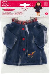 Corolle manteau poupée bleu foncé 36cm - accessoire vêtement poupée