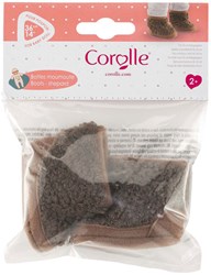Bottes poupée Corolle effet peau de mouton marron accessoire 36cm