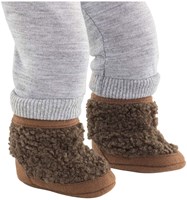 Bottes poupée Corolle effet peau de mouton marron accessoire 36cm-3