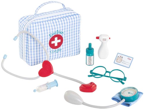 Corolle mallette de docteur jouet avec accessoires pour poupons dès 18 mois-2