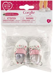 Corolle accessoire poupée chaussures tennis fleurs 36cm - vêtements poupée