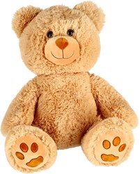 Pluchiez ours en peluche beige 35 cm - jouet doux pour enfants