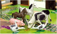 Eichhorn ferme en bois avec animaux et accessoires-3