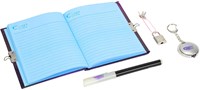Simba journal écriture secrète avec stylo et lampe UV cadenas violet enfants-2