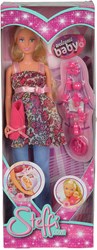 Poupée Steffi Love Welcome Baby avec bébé et accessoires - 29 cm