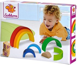 Eichhorn Houten Stapelregenboog, 8dlg.
