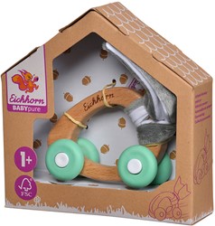Eichhorn Baby Houten Auto met Pluche
