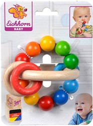 Eichhorn Baby Houten Grijpring 3D
