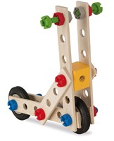 Eichhorn Constructor jouet en bois coffret véhicules 4-en-1 65 pièces-3