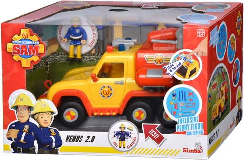 Brandweerman Sam Brandweerauto Venus 2.0 met Figuur