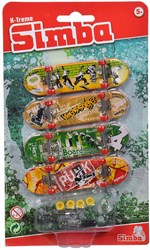 Simba finger skateboard set - jouet de cascade pour enfants