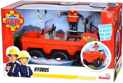 Simba Sam le Pompier Hydrus véhicule jouet avec figurine - voiture amphibie