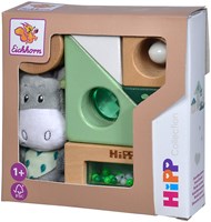 Eichhorn blocs sonores en bois avec peluche âne - jouet bébé-2