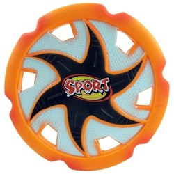 HOT Sports + Toys disque volant mousse souple orange 23 cm - jouet frisbee