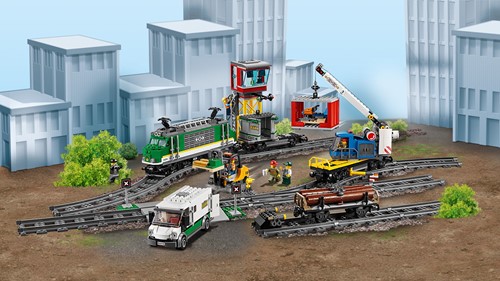 LEGO City Le train de marchandises télécommandé - 60198-3