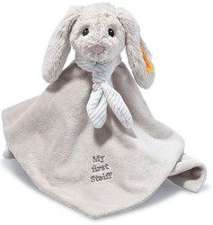 Steiff doudou lapin peluche gris clair 26 cm bébé comforter