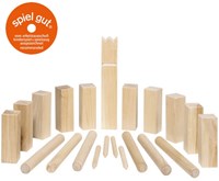 Goki Kubb, jeu de vikings, petit format, sac en coton