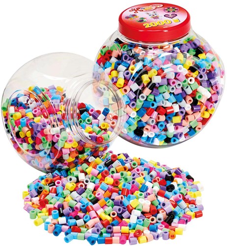 Hama Maxi Perles à Repasser Mélange Pastel - Set Créatif 2000 pièces-2